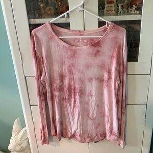 American Eagle sz M soft & sexy long sleeve tie dye tshirt euc